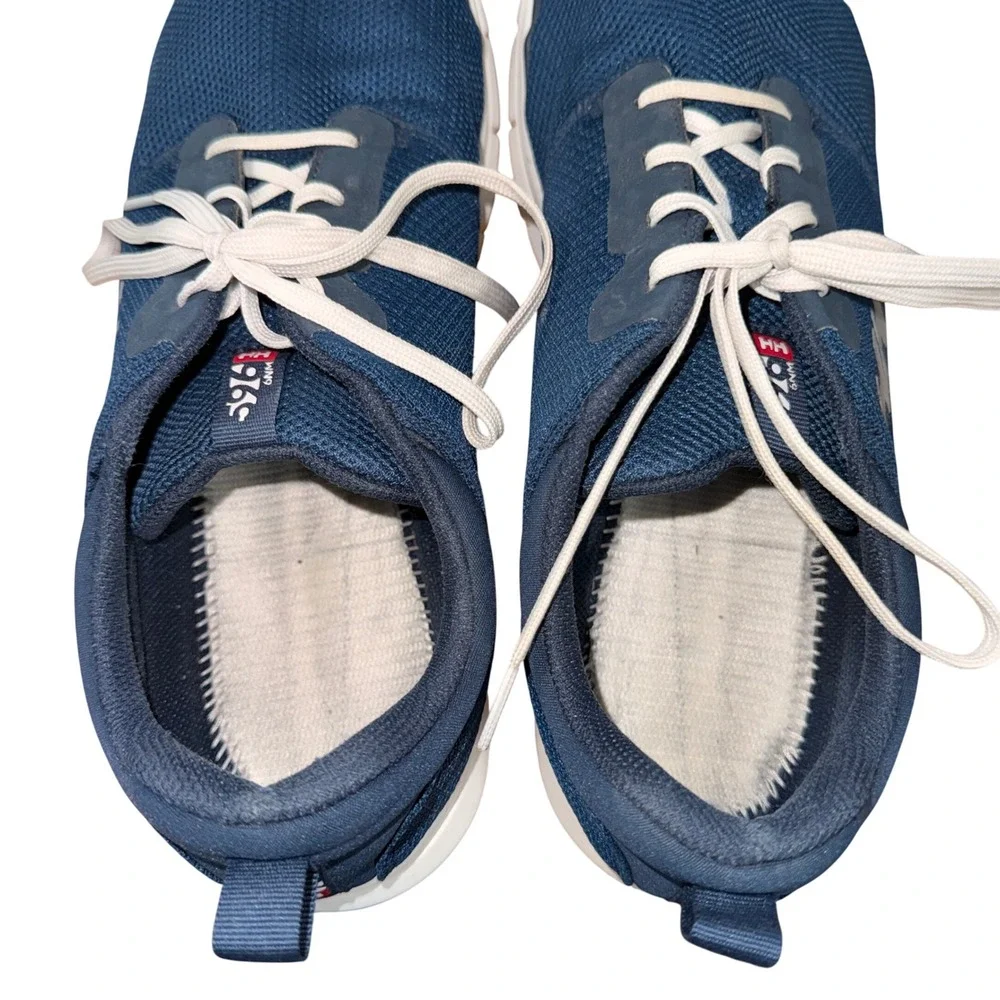 Helly Hansen Feathering Mens 13 Pre-Owned Sailing Shoes Navy Blue‎ Mesh Sneakers